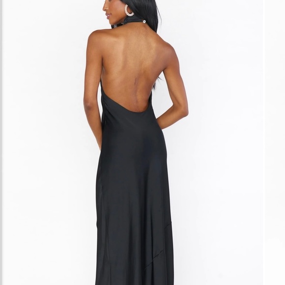 Show me your mumu black jasmine halter dress - Picture 2 of 3